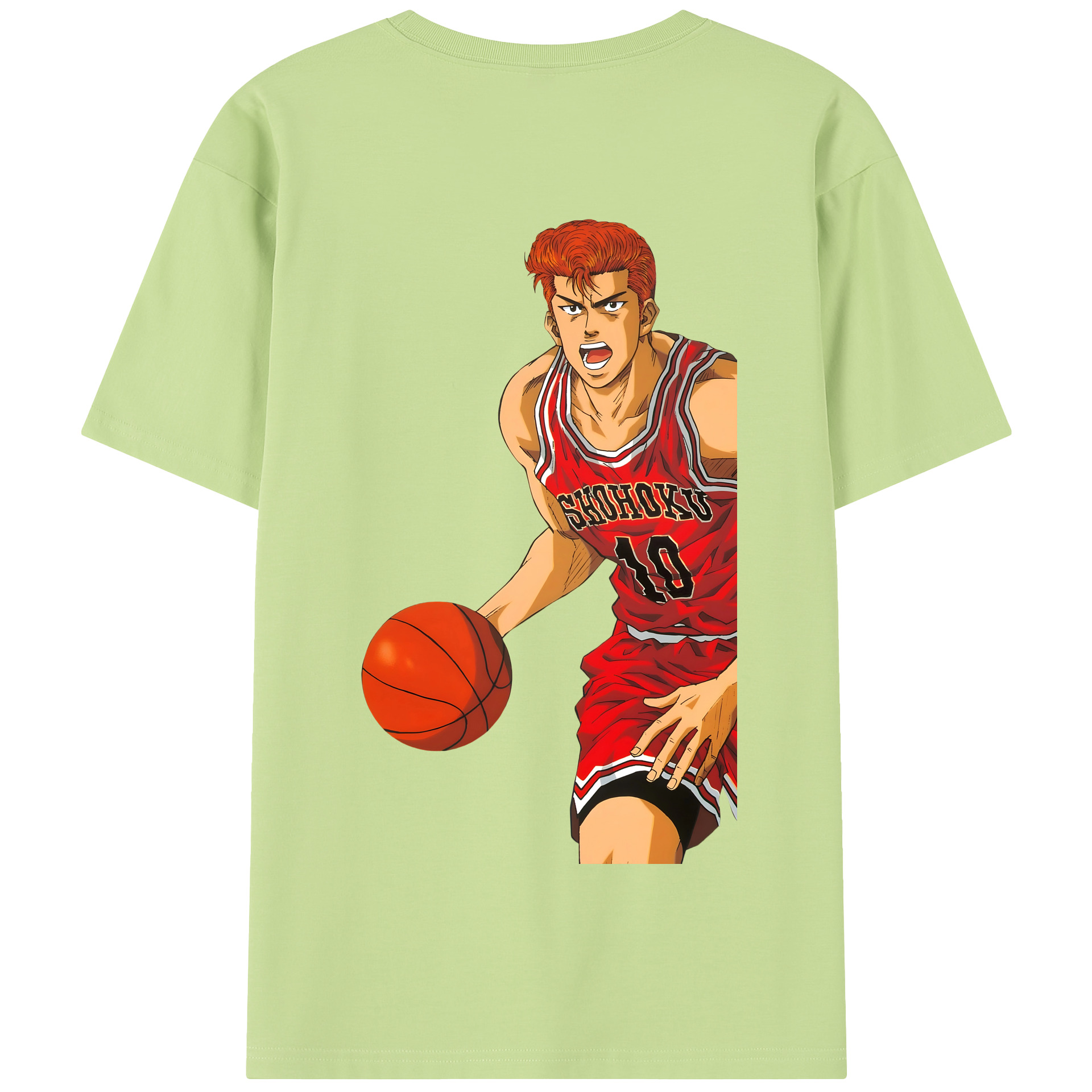 SLAM DUNK／スラムダンク 綿100％半袖Tシャツ（背面プリント）